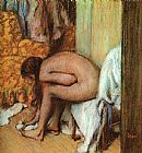 Woman Drying her feet by Edgar Degas